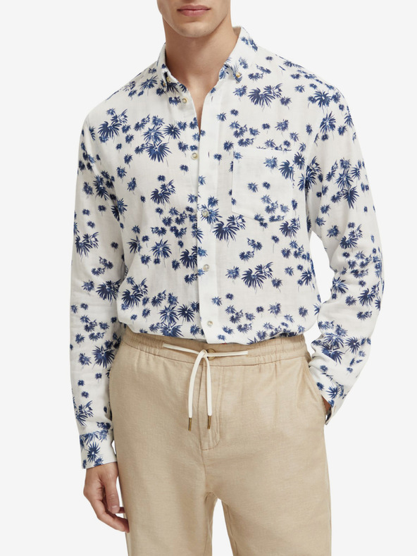 Scotch & Soda Cămașă Alb