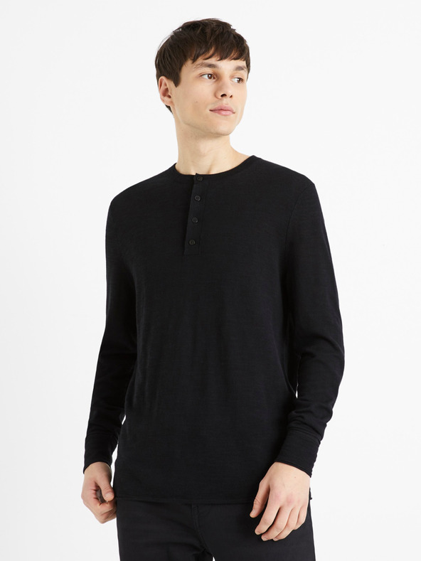Celio Decanoe Pulover Negru