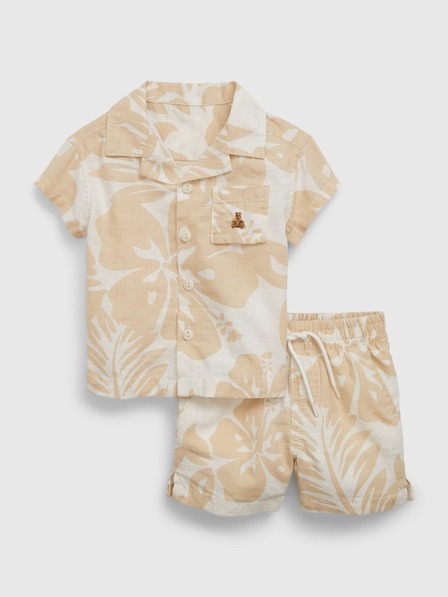 GAP Baby cămașă și pantaloni scurți din in GAP