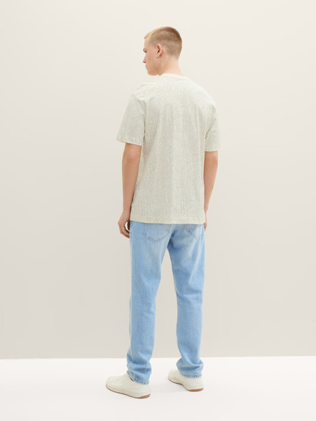 Tom Tailor Denim Tricou crem cu model pentru bărbați Tom Tailor Denim