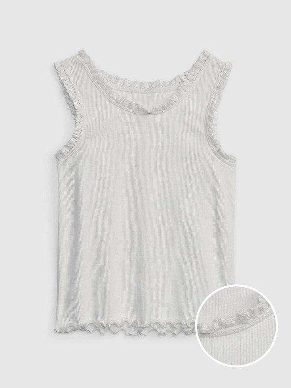GAP Tricou pentru copii Alb