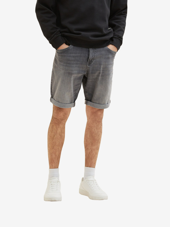 Tom Tailor Pantaloni scurți Gri