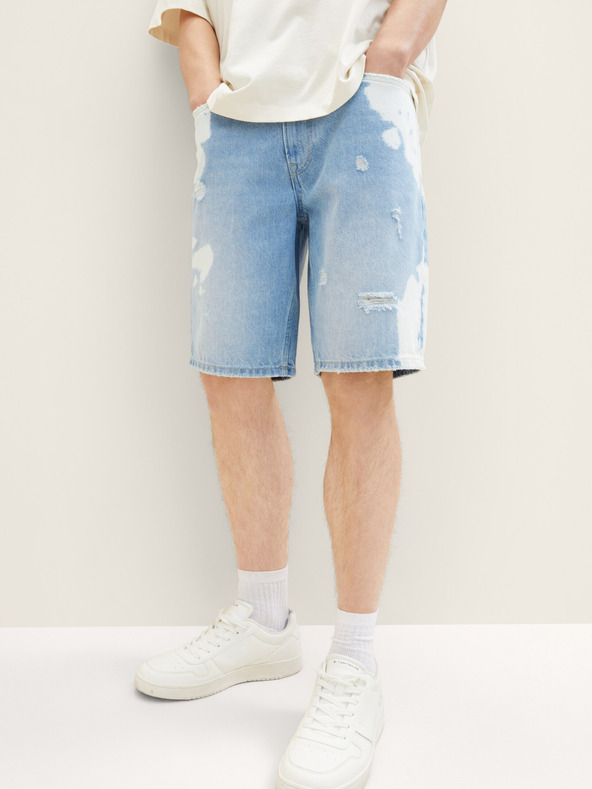 Tom Tailor Denim Pantaloni scurți Albastru