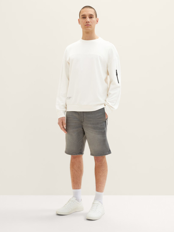 Tom Tailor Denim Pantaloni scurți Gri