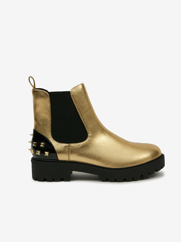 Desigual Biker Gold Ghete pe gleznă Auriu