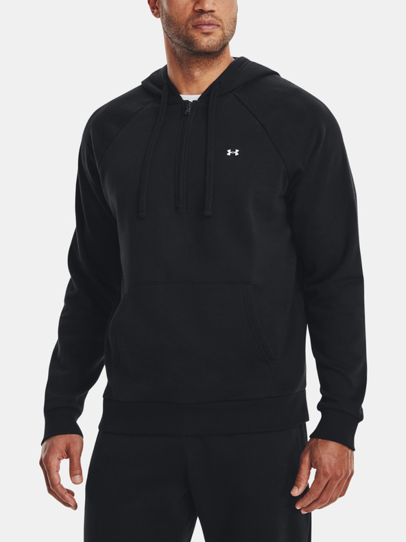 Under Armour UA Rival Fleece 1/2 Zip HD-BLK Hanorac Negru