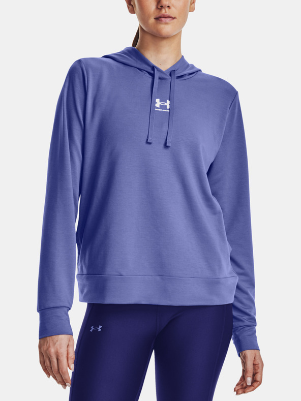 Under Armour Rival Terry Hoodie Hanorac Albastru