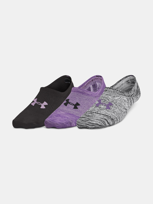 Under Armour UA Breathe Lite Ultra Low Set de 3 perechi de șosete Violet