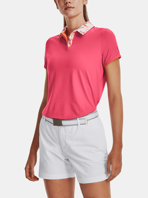 Under Armour UA Iso-Chill SS Polo Tricou Roz