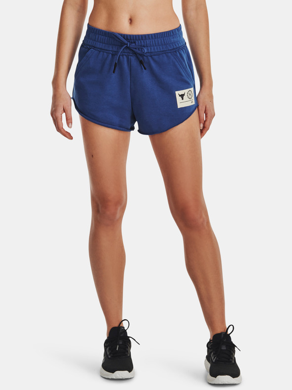 Under Armour Project Rock Terry Pantaloni scurți Albastru