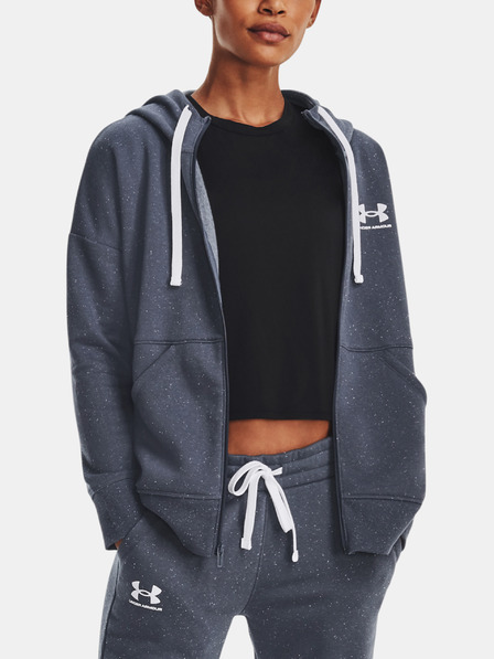 Under Armour Rival Fleece FZ Hoodie-GRY Hanorac