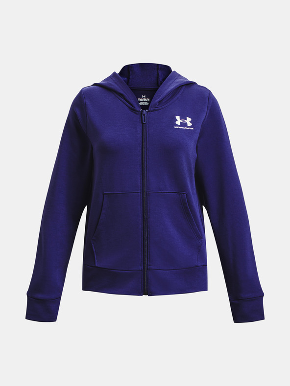 Under Armour UA Rival Terry FZ Hoodie Hanorac pentru copii Albastru