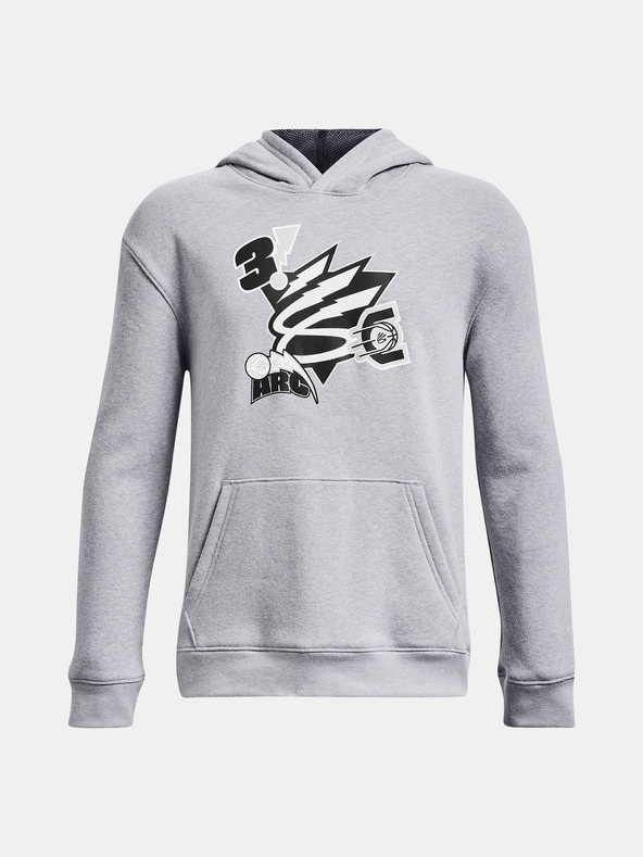 Under Armour Curry Boys Big Splash Hoodie Hanorac pentru copii Gri
