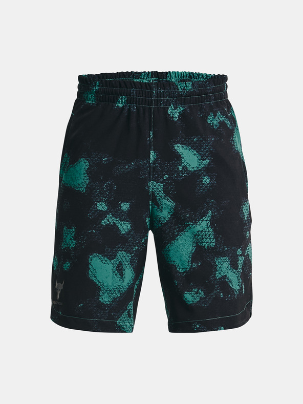 Under Armour Project Rock Printed Wvn Pantaloni scurţi pentru copii Negru