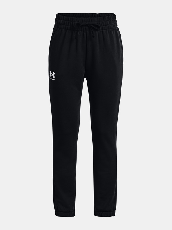 Under Armour UA Rival Terry Pantaloni de trening pentru copii Negru