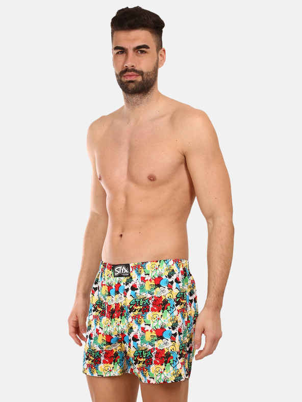 Styx Emoji Șort bărbătesc Roșu