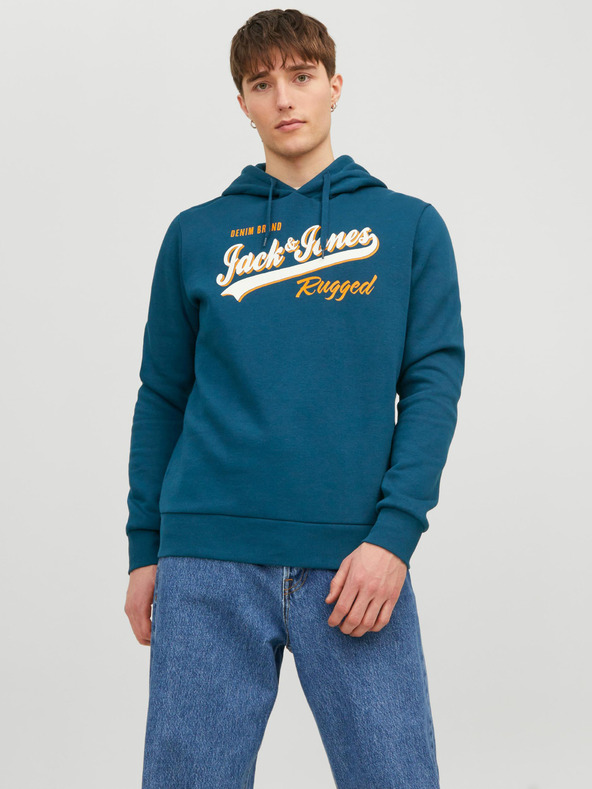 Jack & Jones Logo Hanorac Albastru