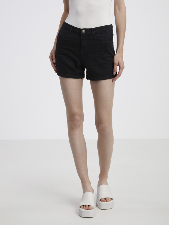 CAMAIEU Pantaloni scurți Negru