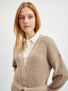 Orsay Cardigan lung de damă bej ORSAY