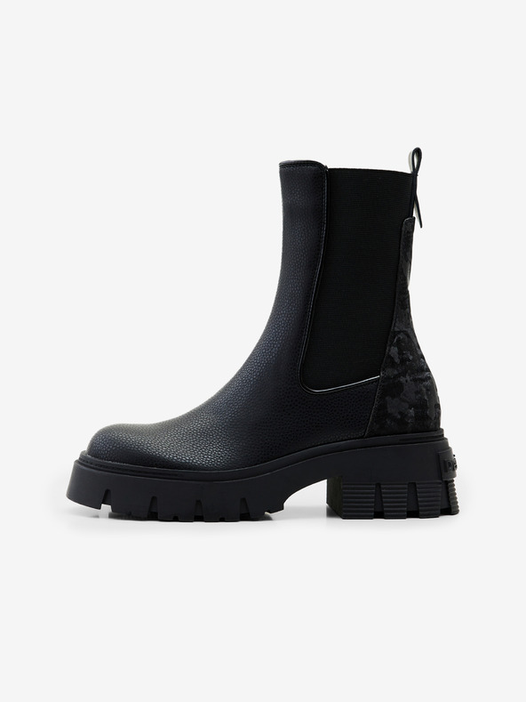 Desigual Base Chelsea Ghete pe gleznă Negru