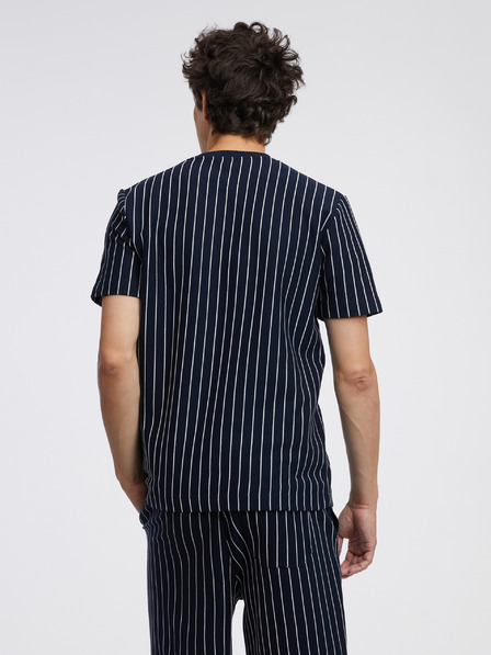 Tom Tailor Denim Tricou cu dungi albastru închis pentru bărbați Tom Tailor Denim