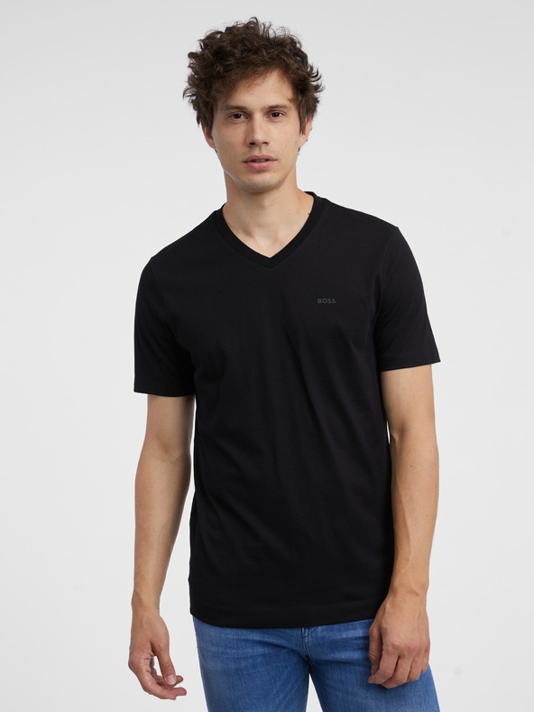 BOSS Tricou negru pentru bărbați Hugo Boss