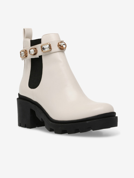 Steve Madden Ghete cu toc Steve Madden Amulet crem, damă