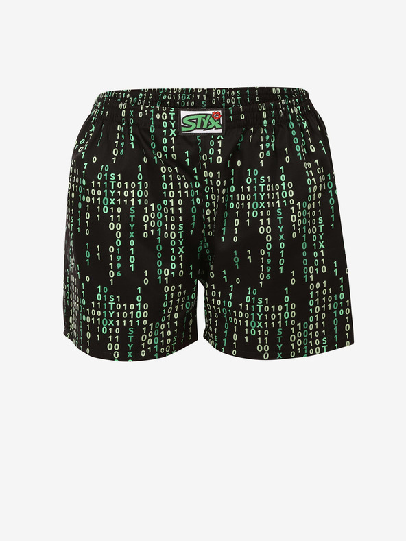 Styx Pantaloni scurți de dormit Negru