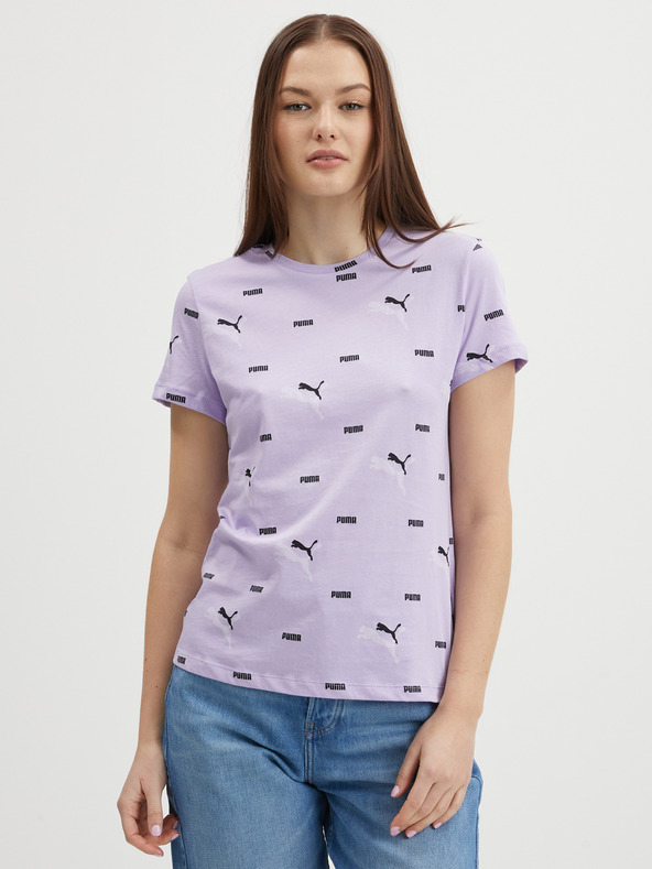 Puma Logo Power Tricou Violet