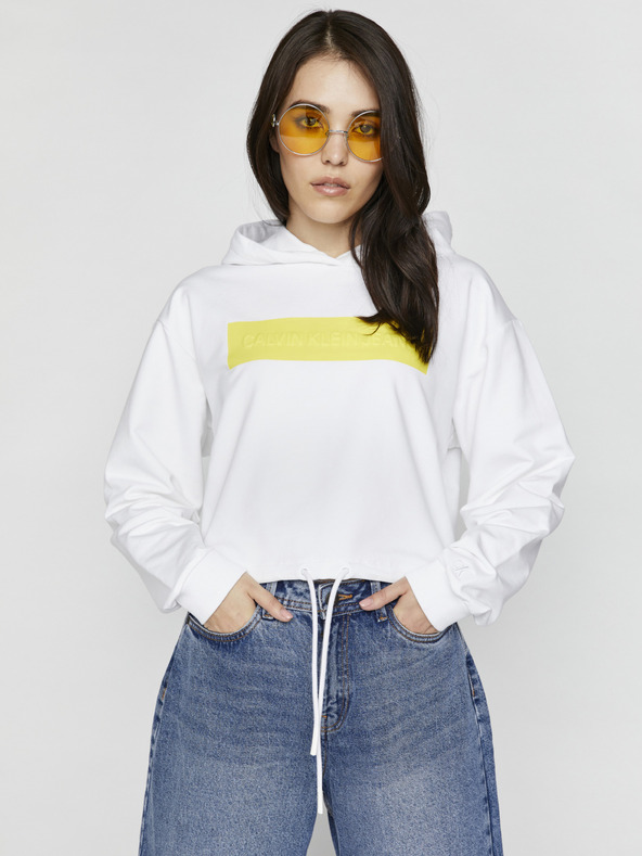 Calvin Klein Jeans Hanorac Alb