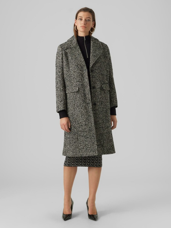 AWARE by VERO MODA Gaida Palton Negru