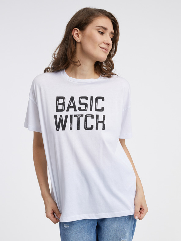 Noisy May Mathilde Tricou Alb