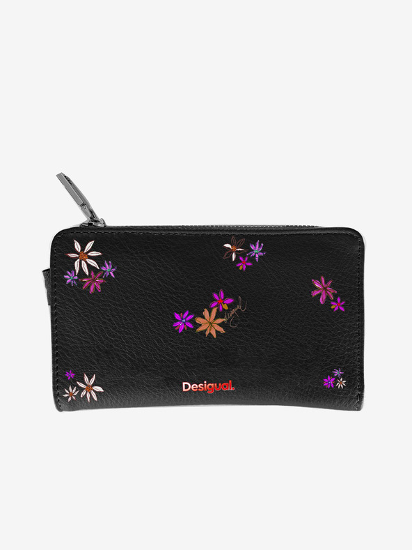 Desigual Flor Yvette Emma 2.0 Maxi Portofel Negru