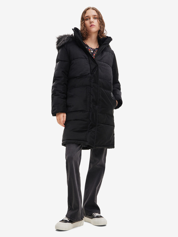 Desigual Kelowna Palton Negru