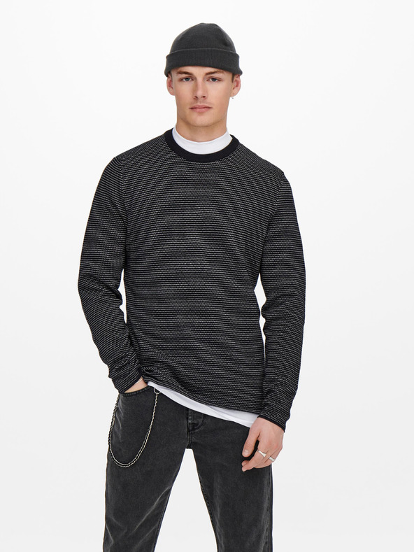 ONLY & SONS Niguel Pulover Albastru