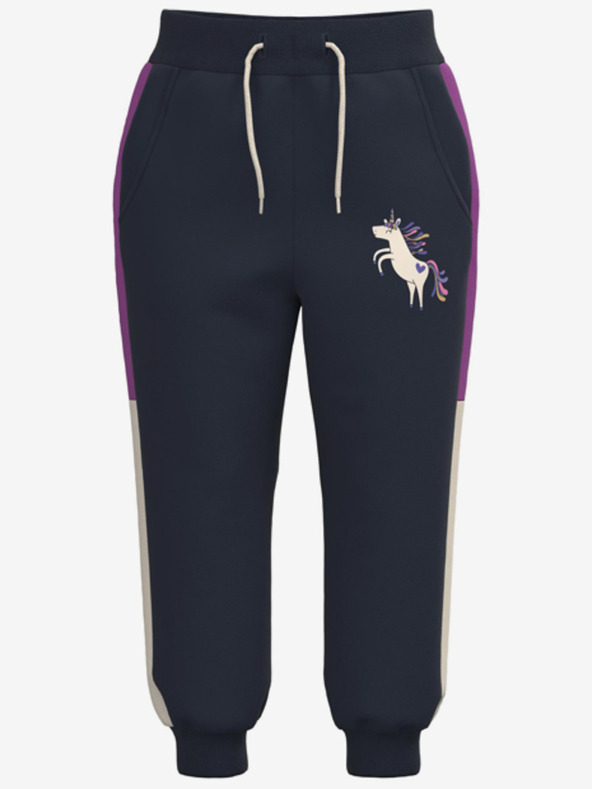 name it Nila Pantaloni de trening pentru copii Albastru
