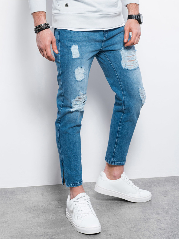 Ombre Clothing Pantaloni Albastru