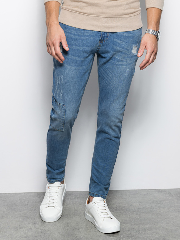 Ombre Clothing Jeans Albastru