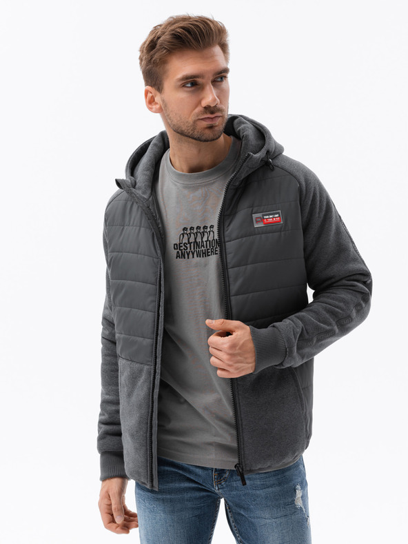 Ombre Clothing Jachetă Gri