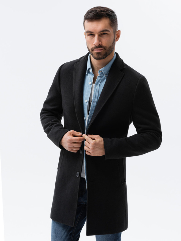 Ombre Clothing Palton Negru