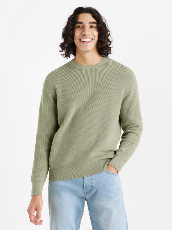 Celio Dexter Pulover Verde