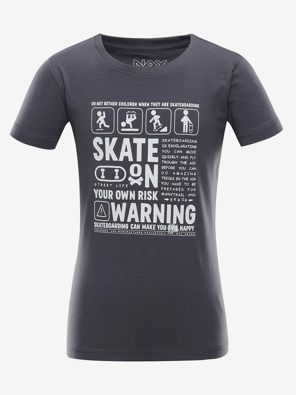 NAX Polefo Tricou pentru copii Gri