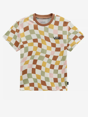 Vans Checker Print Tricou pentru copii