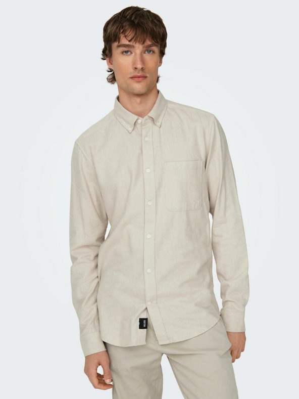 ONLY & SONS Gudmund Cămașă Alb