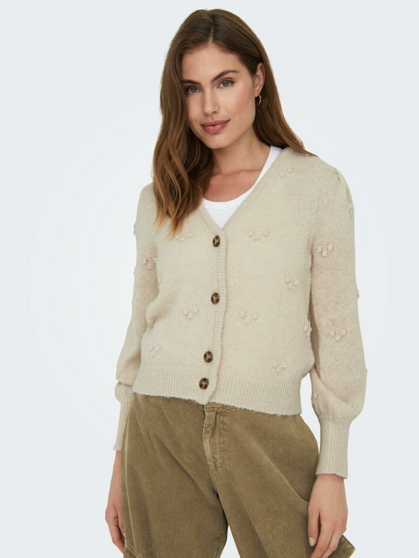 Jacqueline de Yong Sigrid Cardigan Alb