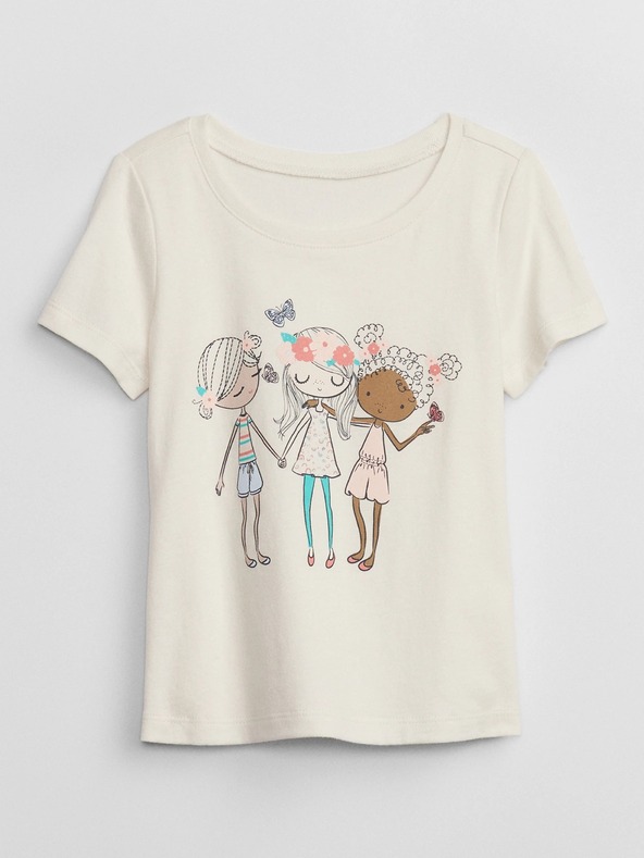 GAP Tricou pentru copii Alb