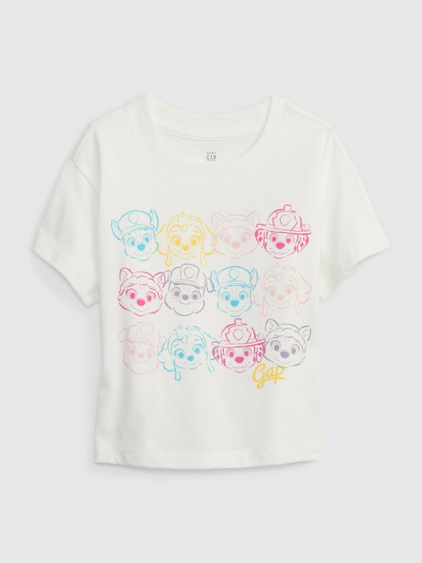 GAP Tricou pentru copii Alb