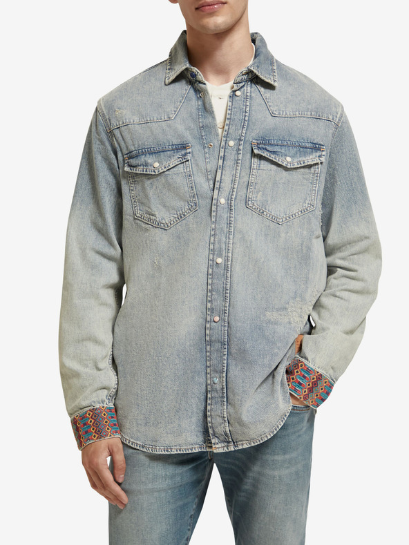 Scotch & Soda Cămașă Albastru