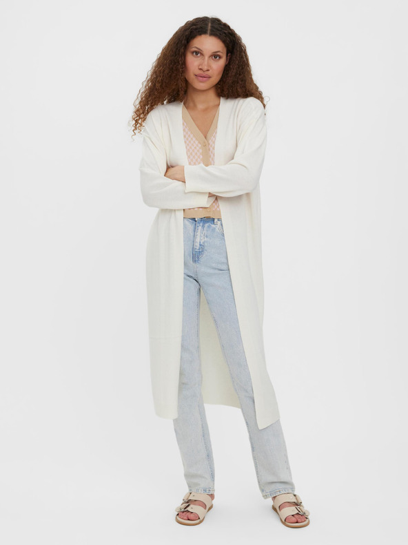 Vero Moda Cardigan lung crem VERO MODA Uzuri