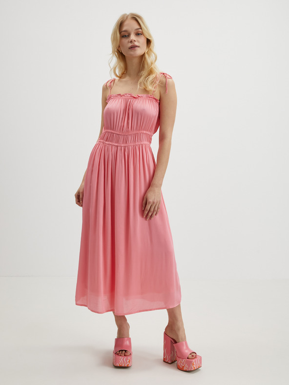 Vero Moda Rochie maxi roz VERO MODA Helyn pentru femei